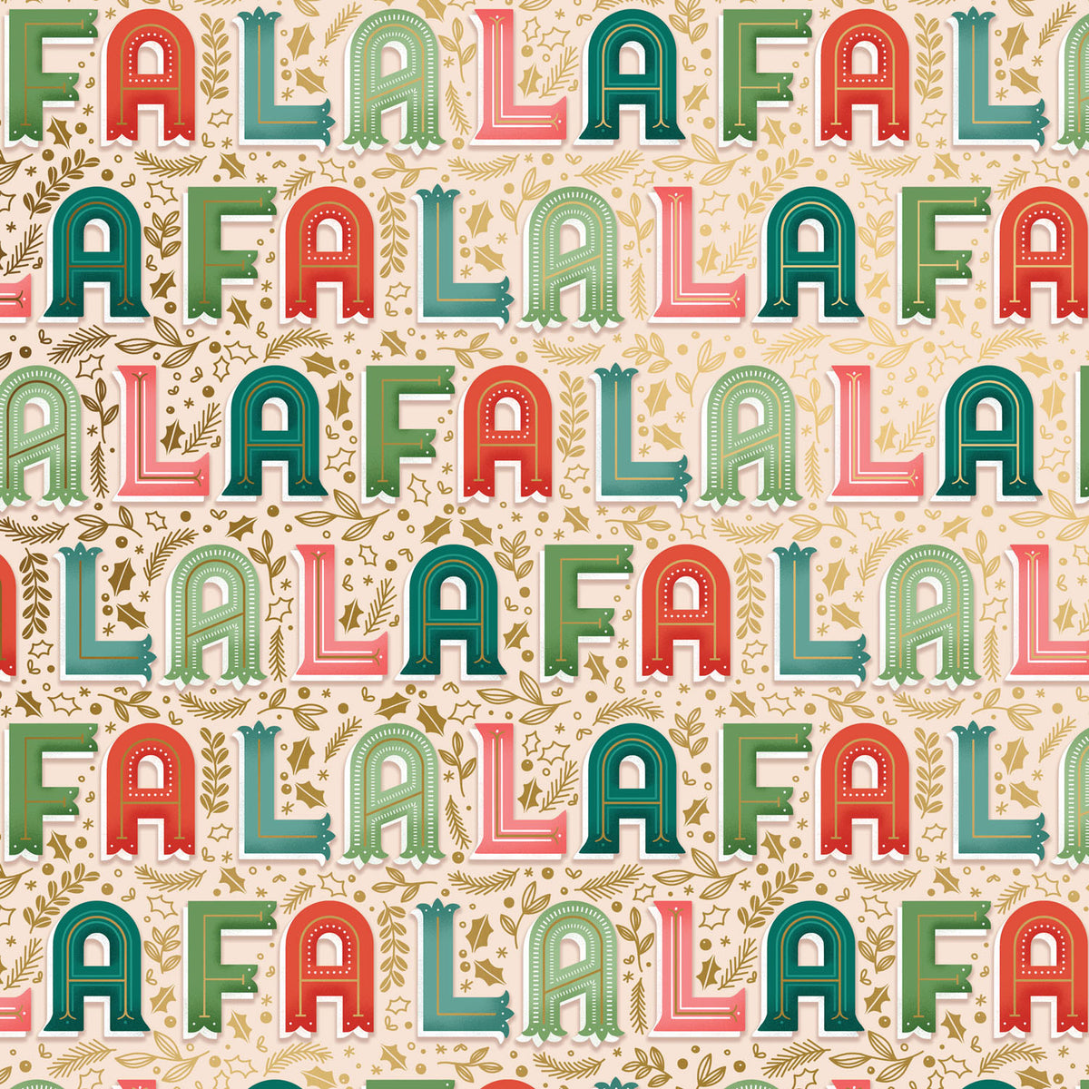 Fa La La Gift Wrap - XB877.1a.jpg