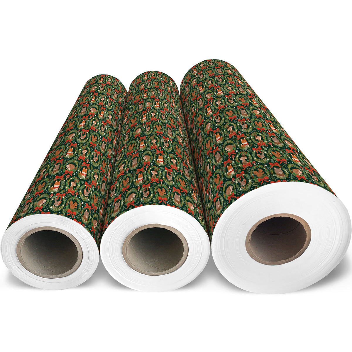 Woodland Wreaths Gift Wrap - XB881.1g.jpg