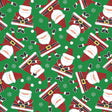 Sparkling Santa Green Gift Wrap - XB882.1a.jpg