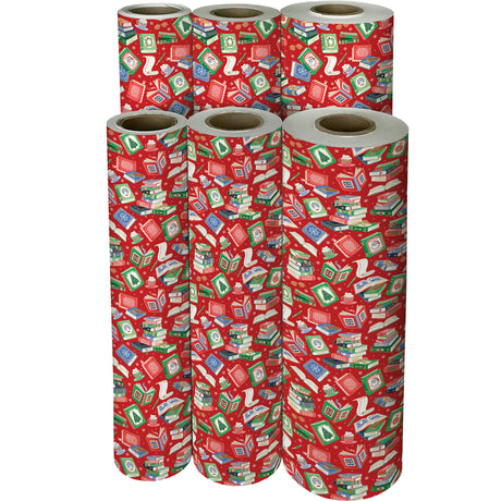 Santa's Library Gift Wrap - XB883.1f.jpg