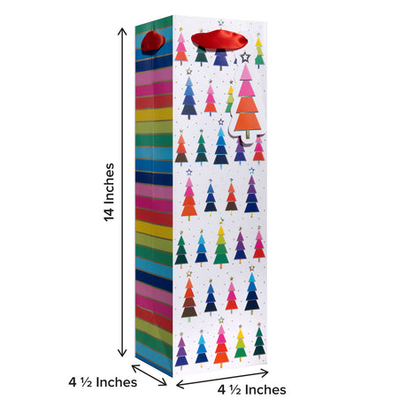 Rainbow Trees - Wine Bag — additional view b