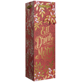 Holiday Floral - Wine Bag — primary image