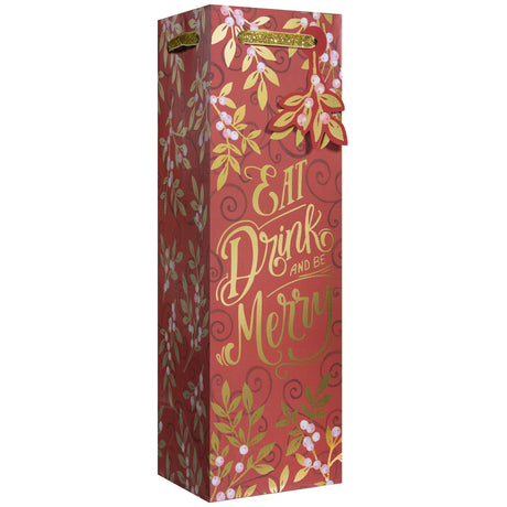 Holiday Floral - Wine Bag — primary image