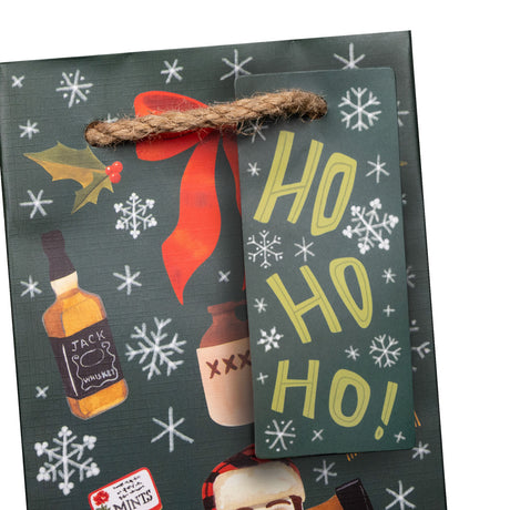 Winter Lumberjack - Wine Bag — additional view c