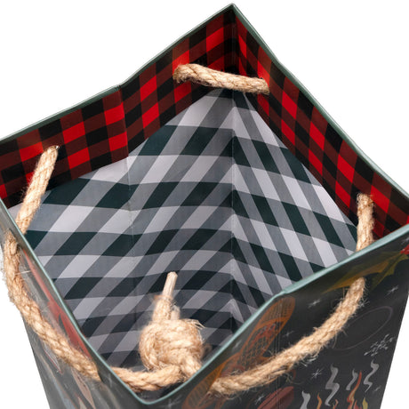 Winter Lumberjack - Wine Bag — additional view d