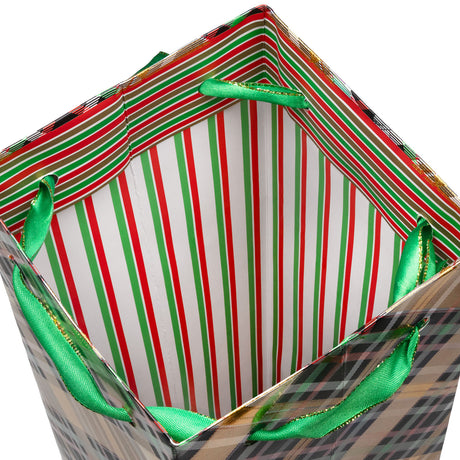 Gold Holographic Plaid - Wine Bag — additional view d