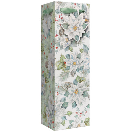 Snowdrift Floral - Wine Bag — primary image