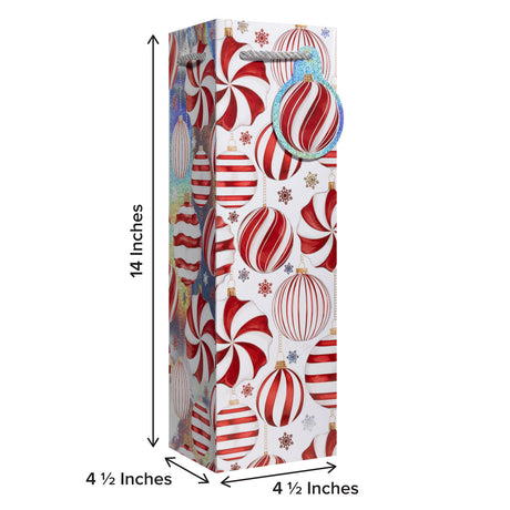 Red & White Ornaments Wine Bag - XGBB843.1b.jpg
