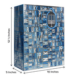 Hanukkah Greetings Silver Gift Bag - XGBL855.1b.jpg