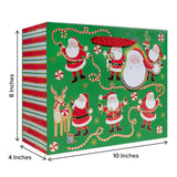 Jolly Santa Green Gift Bag - XGBM851.1b.jpg