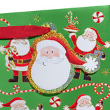 Jolly Santa Green Gift Bag - XGBM851.1c.jpg