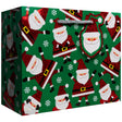 Sparkling Santa Green Gift Bag - XGBM882.1a.jpg