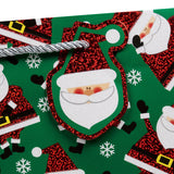 Sparkling Santa Green Gift Bag - XGBM882.1c.jpg