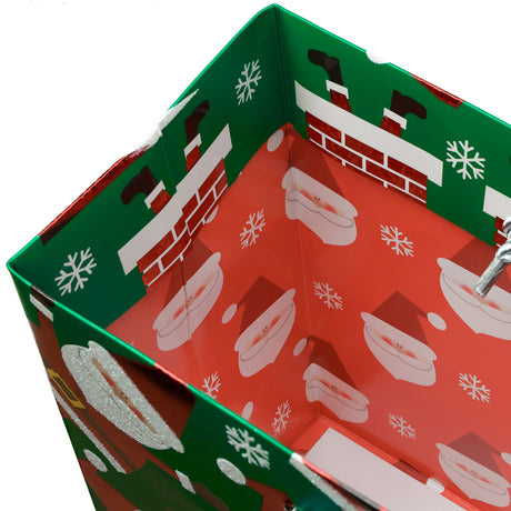 Sparkling Santa Green Gift Bag - XGBM882.1d.jpg