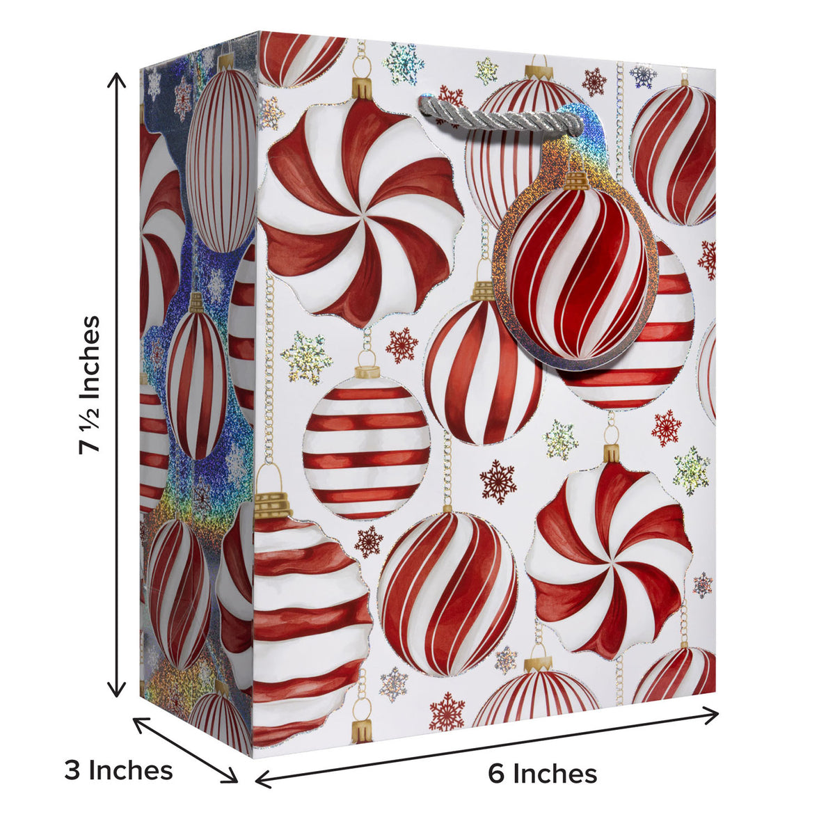 Red & White Ornaments Gift Bag - XGBS843.1b.jpg