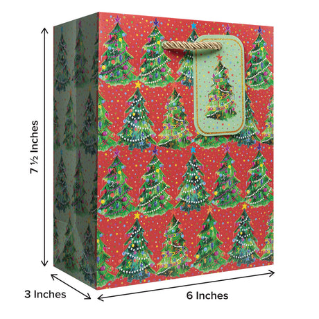 Christmas Trees Red Gift Bag - XGBS868.1b.jpg