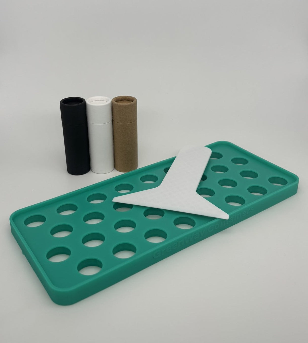 Reusable Silicone Filling Trays for Lip Balm Tubes