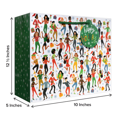 Holiday Party Gift & Wine Bags — additional view b