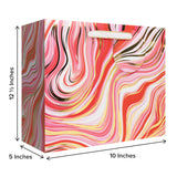 Marbleized Red - Gift Bag — additional view b