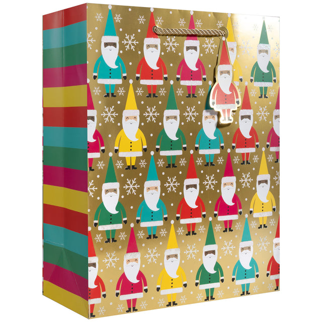 Bright Santa Gold - Gift Bag — primary image
