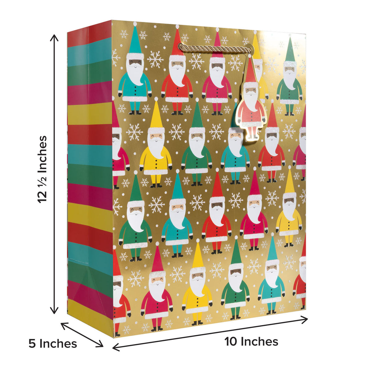 Bright Santa Gold - Gift Bag — additional view b