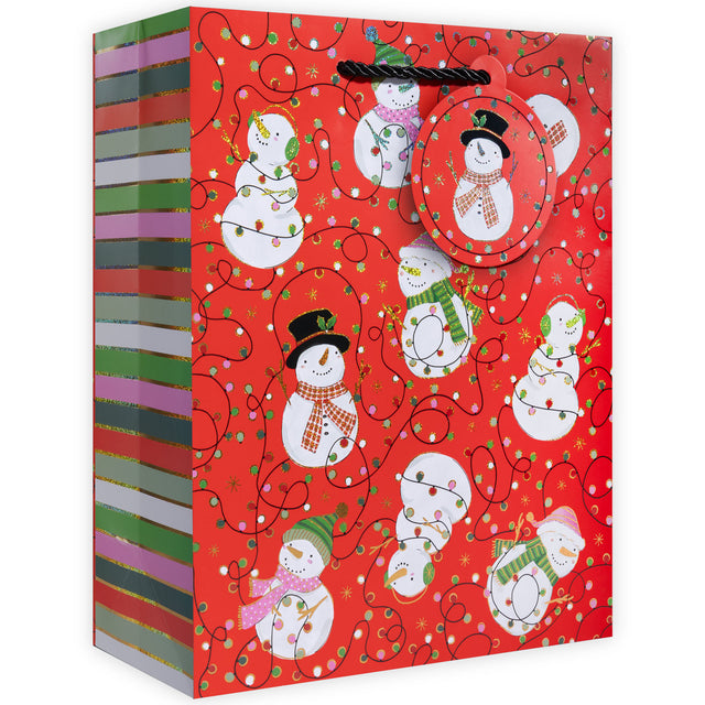 Snowmen & Lights Gift Bag - XLT833.1a.jpg