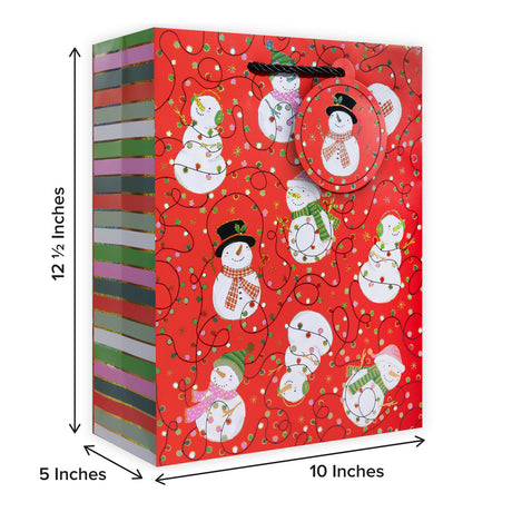 Snowmen & Lights Gift Bag - XLT833.1b.jpg