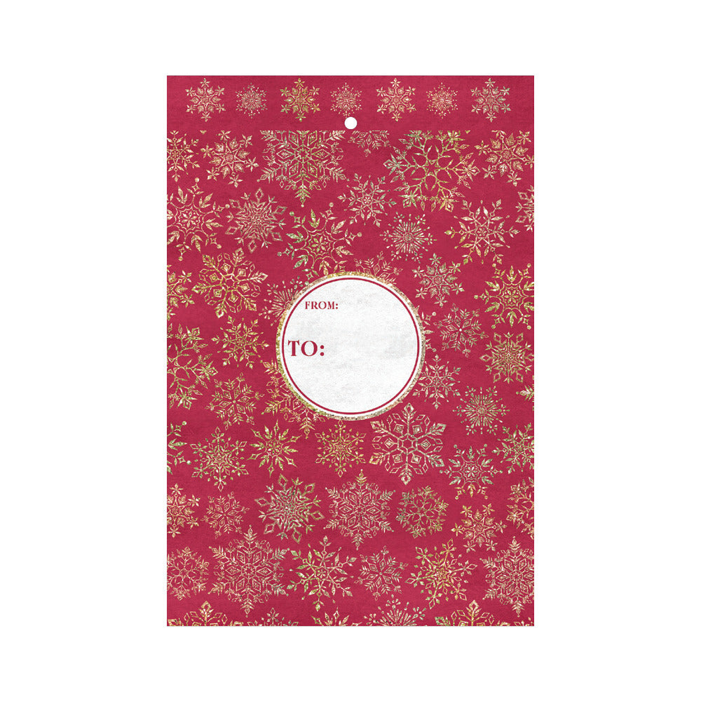 Sparkleflake Gold Red Theme Mailing Envelope - XLY867.1a.jpg