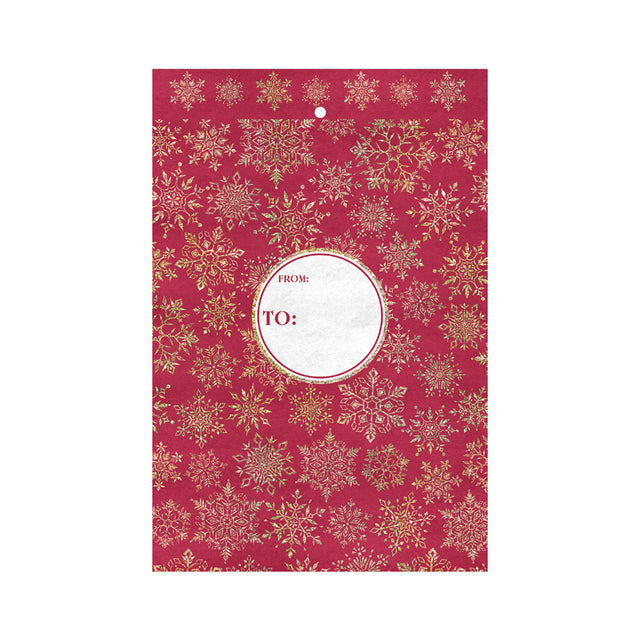 Sparkleflake Gold Red Theme Mailing Envelope - XLY867.1a.jpg