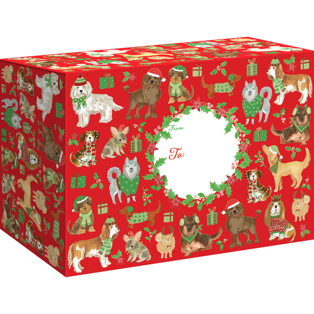 Canine Christmas Theme Mailing Box - XMB790.1a.jpg