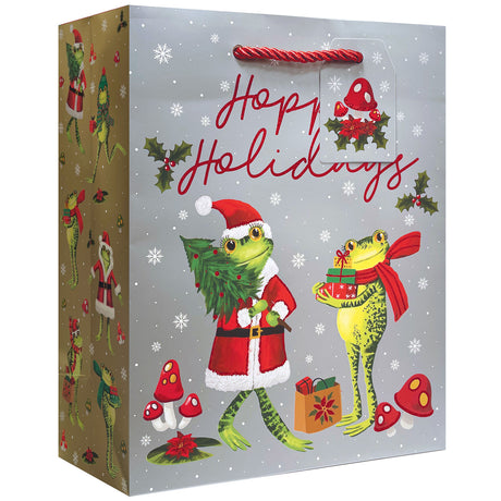 Festive Frogs - Gift Bag — primary image