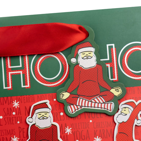 Yoga Santa - Gift Bag — additional view c