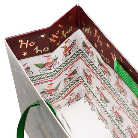 Santa Bicycle - Gift Bag — additional view d