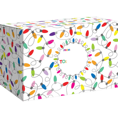 Christmas Lights White - Theme Mailing Box — primary image