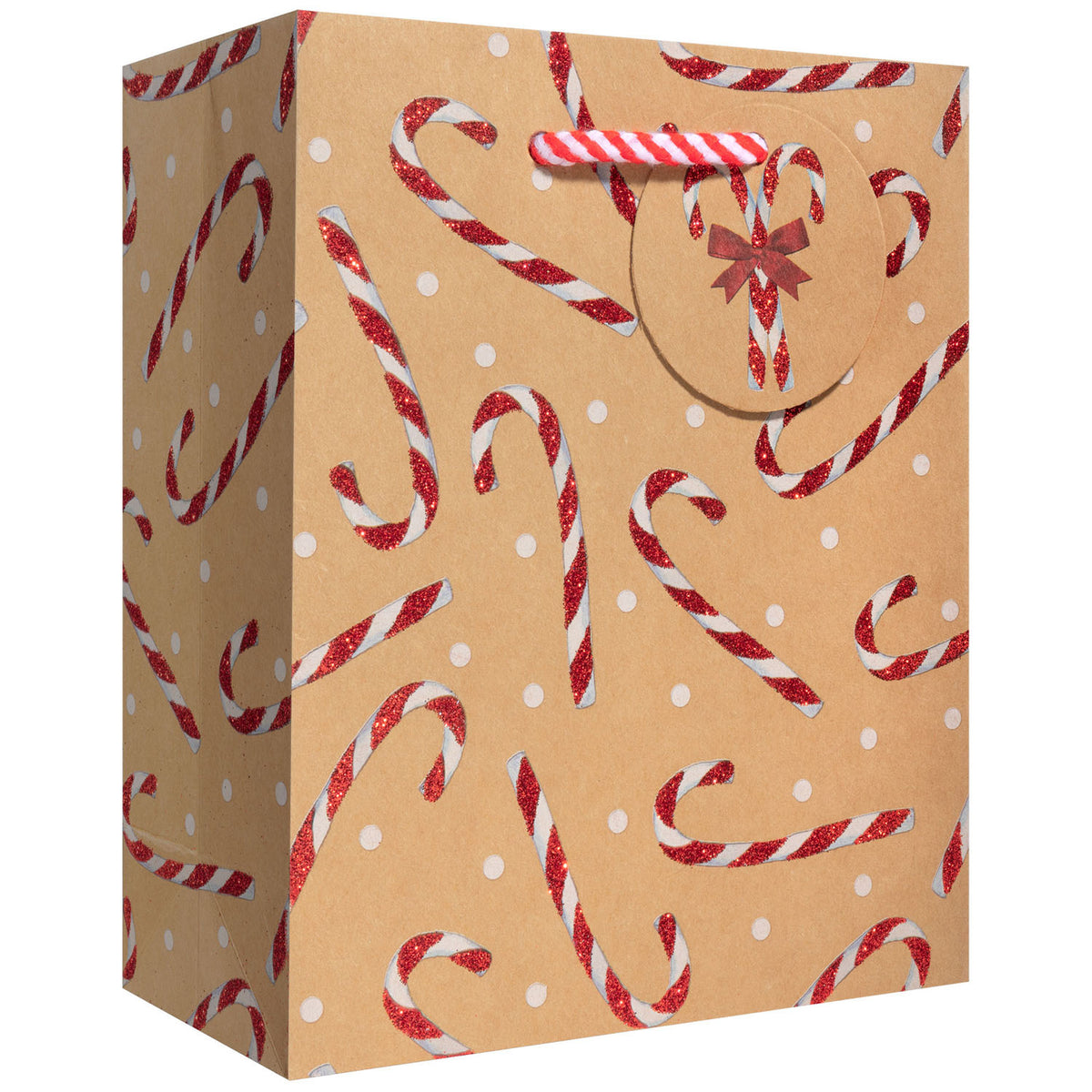 Candy Cane Glitter - Gift Bag — primary image