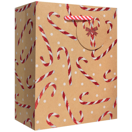 Candy Cane Glitter - Gift Bag — primary image
