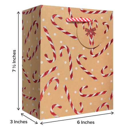 Candy Cane Glitter - Gift Bag — additional view b