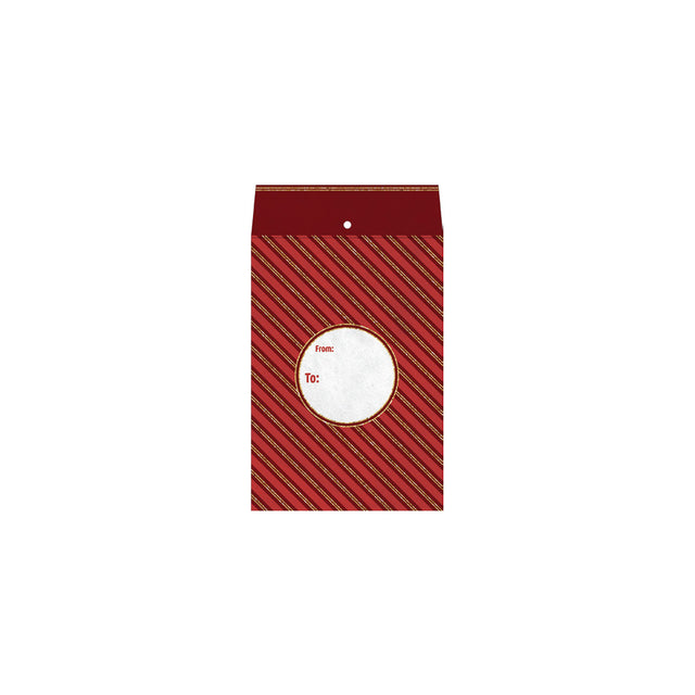 Red & Gold Stripes Theme Mailing Envelope - XSY862.1a.jpg