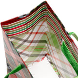 Red Holographic Plaid - Gift Bag — additional view c