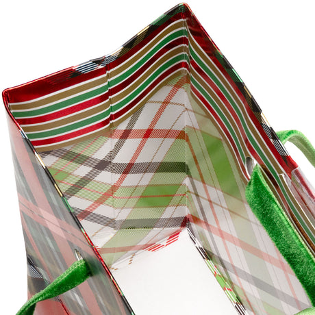 Red Holographic Plaid - Gift Bag — additional view c