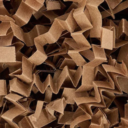 Kraft Monster crinkle cut paper shred - close-up