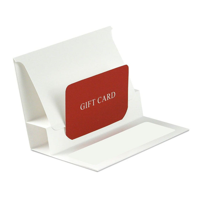 White - Pop Up Gift Card Folder - 5 x 3-3/8 x 1/8"
