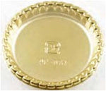 Gold Scallop - Round Cake Plate - 2.6"