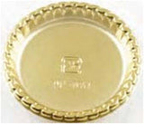 Gold Scallop - Round Cake Plate - 3.1"