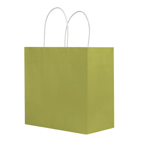 Aloe Green - Smooth Top Egde Shopping Bag - 10 x 5 x 10"