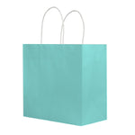 Aqua Blue Marine - Smooth Top Egde Shopping Bag - 10 x 5 x 10"