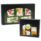 Black Linen Arched Window Boxes