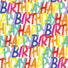 Rainbow Birthday - Gift Wrap - Roll (30" x 5 ft.)