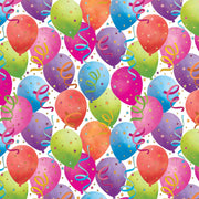 Balloon White - Gift Wrap - Roll (30" x 5 ft.)