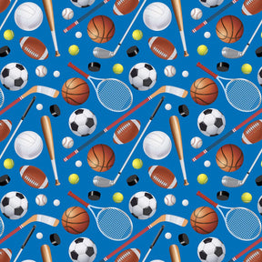 Sports - Gift Wrap - Roll (30" x 5 ft.)